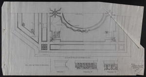 1/2 Plan of Reception Room Ceiling, Jan. 19, 1906