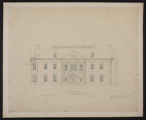 Edwin Ginn house (proposed) architectural collection (AR021)
