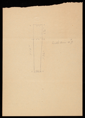 Thomas Lincoln Casey - Crane calculations, sketch, undated (4)