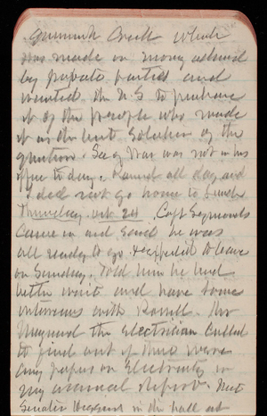 Thomas Lincoln Casey Notebook, September 1889-November 1889, 59, [illegible] Creek which