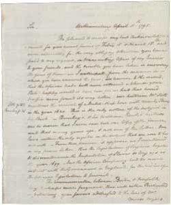 Letter from St. George Tucker to Jeremy Belknap, 11 April 1795