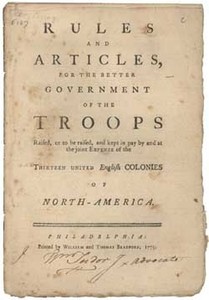 Rules and Articles, for the Better Government of the Troops Raised ...