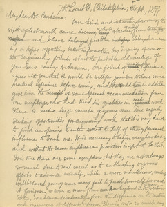 Letter from Benjamin Smith Lyman to Dr. Beukema