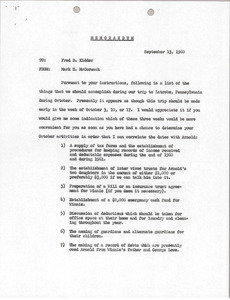 Memorandum from Mark H. McCormack to Fred D. Kidder