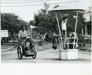 Main intersection of Quang Ngai city