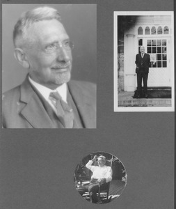 Three photos of Joseph B. Lindsey matted together