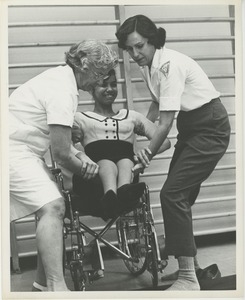 Woman in physical therapy