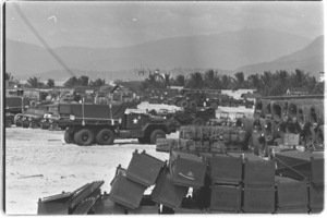 U.S. Army stockpiles in Cam Ranh.