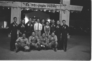 Vietnamese and American pilots who participated in raid.