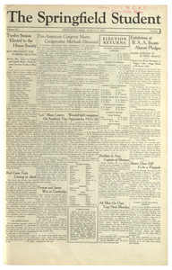 The Springfield Student (vol. 15, no. 21) March 13, 1925