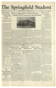 The Springfield Student (vol. 17, no. 10) December 12, 1926