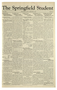 The Springfield Student (vol. 19, no. 15) February 8, 1929