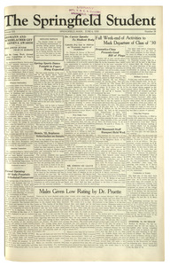 The Springfield Student (vol. 20, no. 28) June 6, 1930