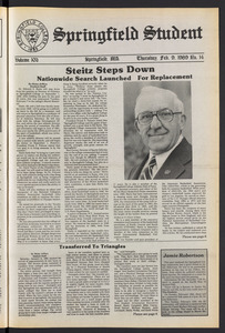 The Springfield Student (vol. 103, no. 14) Feb. 9, 1989