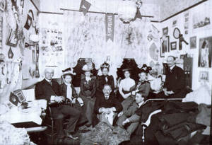 Dormitory Room Gathering, c. 1900