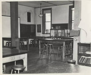 Empty physics laboratory, c. 1946