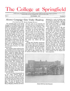 The Bulletin (vol. 1, no. 6), December 1927