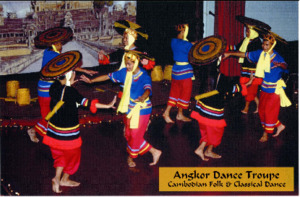 Angkor Dance Troupe postcard, 1999