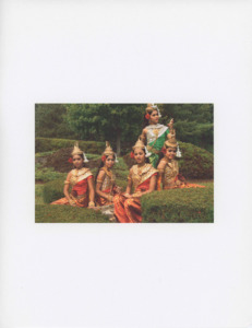 Photograph of Angkor Dance Troupe members in Blessing Dance costume, [2005-2006]