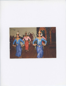 Photograph of Angkor Dance Troupe performing a classical dance, 2005