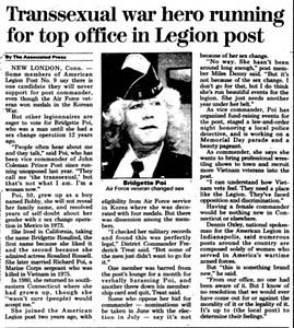 Transsexual War Hero Running for Top Office in Legion Post