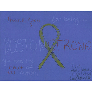 Card from Ward Melville High School (NY)