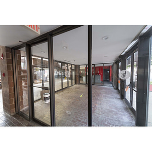 Harriet Tubman House entrance vestibule on Columbus Avenue from left
