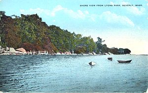 Shore view from Lyons Park, Beverly, Mass.