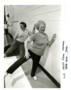 Elderly fitness program at Lowell Boys Club