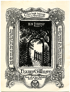 Ex libris Harry O. Wilson