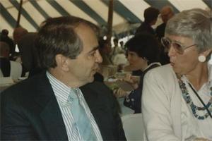 Paul Tsongas at the W'1990 Commencement Lunch.