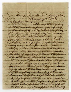 Letters to Edward Jenkins Harden, 1863 January - March