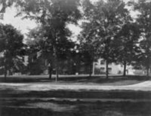 Morgan Hall with Thompson Physics Lab, 1897