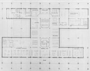 Sawyer Library main floor plan
