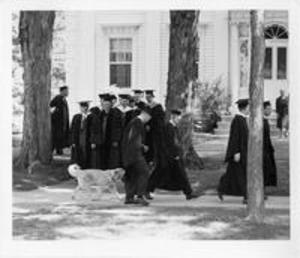 Williams College Faculty in Commencement Robes, 1959