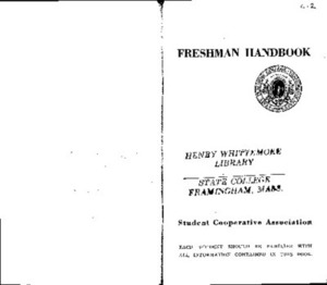 Freshman Student Handbook 1945-46