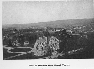 View of Amherst from Johnson Chapel tower