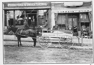 E. D. Marsh Furniture and Undertaking shop