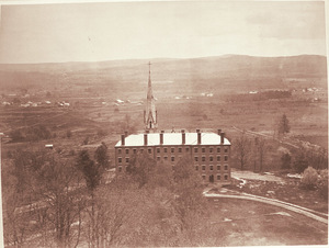 View from Amherst College Tower looking east