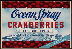 Ocean Spray Cranberries -Cape Cod Howes