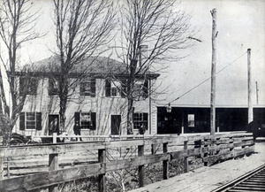 The Old Colony and Newport Railroad Station.