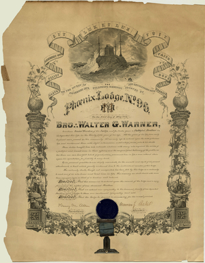 Memorial and resolution announcing the death of Walter G. Warner
