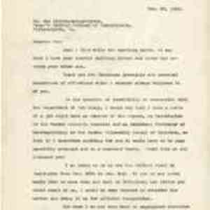 Letter from Myrtelle M. Canavan, M.D. to Mae Lichtenwalner-Myers, M.D.