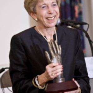 Ellen R. Gritz with the Alma Dea Morani Award