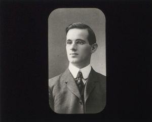 Portrait of Suffolk University President Gleason L. Archer (1906-1948) as a young man