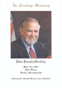 John Joseph Moakley State House Vigil Service Program, 31 May 2001