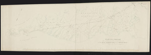 Plan and profile of a route for a railroad from West Barnstable to Woods Hole / Winslow, E.N., eng.