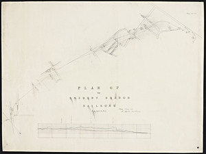 Plan of the Roxbury Branch railroad / E. Appleton, civil engineer.