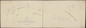 Plan of the proposed route for railroad from Holyoke to Belchertown / surveyed by George R. Nash, civil engineer.