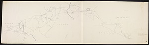 Plan of a rail-road from Brookline through Newton Centre, Newton Upper Falls and Needham to Dover.